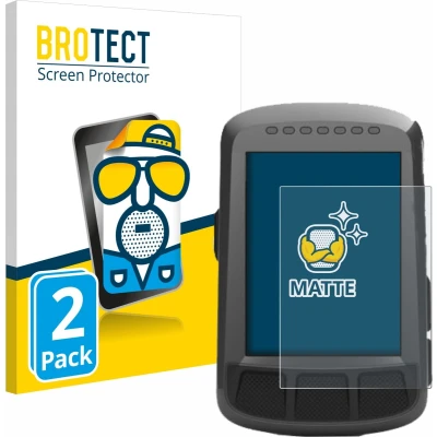 Afbeelding van BROTECT (2 Stuks) Antireflecterende Beschermfolie voor Wahoo Elemnt Bolt GPS Anti Glare Screen Protector, Mat, Ontspiegelend