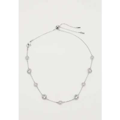 Afbeelding van Swarovski UNA Necklace Double SIDE Ketting silvercoloured, Dames, Maat: One Size, Silver/coloured