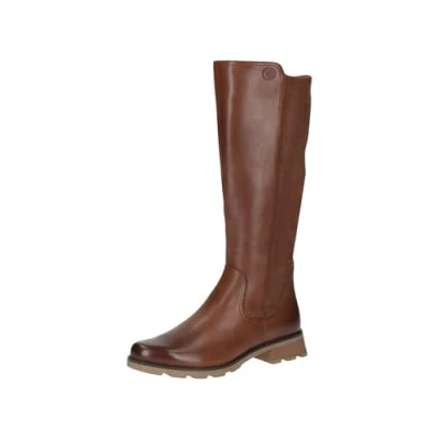 Afbeelding van CAPRICE Dames Lange Boot Flat 9 25601 43 Kniehoge laarzen, Cognac Kam, 40 EU