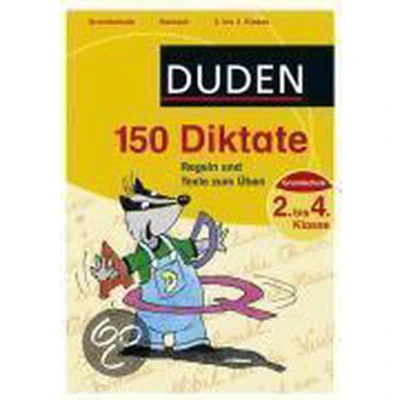 Afbeelding van Duden 150 Diktate 2. bis 4. Klasse