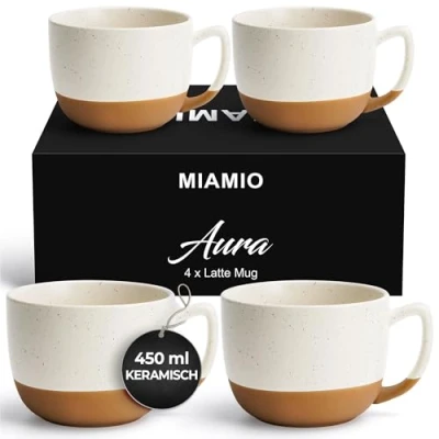 Afbeelding van MIAMIO Aura Collection (Cacao crémeux, Tasse à café (4x))