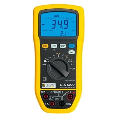 Afbeelding van Chauvin Arnoux C.A 5277 Multimeter Digitaal Spatdicht (IP54) CAT III 1000 V, IV 600 V Weergave (counts): 6000