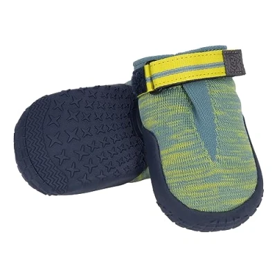 Afbeelding van Ruffwear, Hi &amp; Light Trailschoenen, On The Trail pootbescherming voor honden, River Rock Green, 3,8 cm