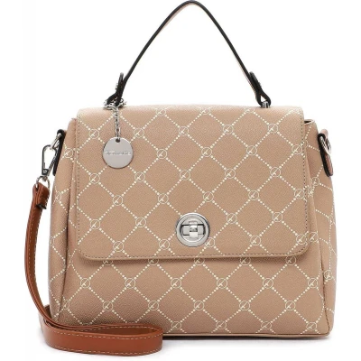 Afbeelding van Tamaris Handtas Schoudertas Anastasia Lock Crossover Bag Sand / Cognac Lichtbruin