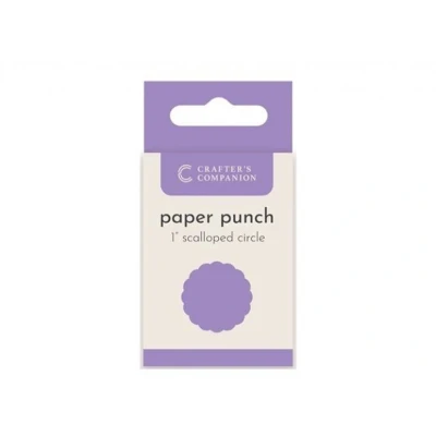Afbeelding van CC Flower Paper Punch Scalloped Circle 1