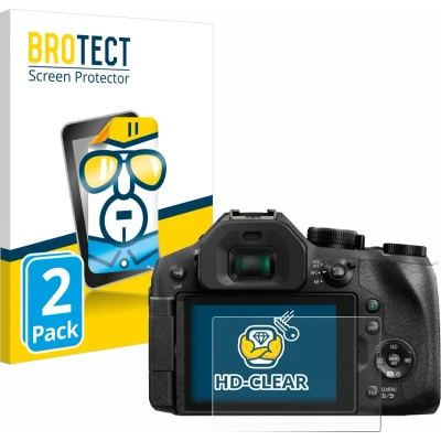 Afbeelding van BROTECT (2 Stuks) Schermbeschermer voor Panasonic Lumix DMC FZ300 Screen Protector Transparant