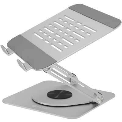 Afbeelding van ICY BOX IB NH300 R, Laptopstandaard, Zilver, Aluminium, 43,2 cm (17&quot;), 3,5 kg, 360