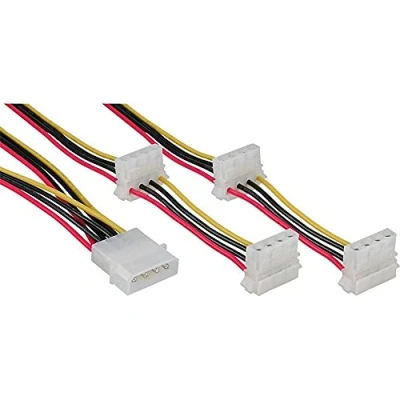 Afbeelding van ROLINE Y kabel 4 polig. HDD / 4x pol. (hoek), 0,45 m