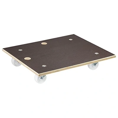 Afbeelding van WAGNER Transport dolly MM 1103 I 59 x 49 cm voor zwaar beladen dozen, apparaten &amp; meubels draagvermogen 250 kg verzonken greep anti slip oppervlak FSC® gecertificeerd 20110301