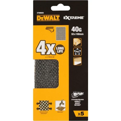 Afbeelding van DeWalt Accessoires Mesh schuurgaas 93x190mm K40 DTM8655 QZ