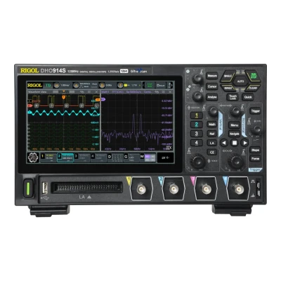 Afbeelding van RIGOL DHO914S Draagbare Digitale Oscilloscoop,125MHz,12bits,4 Analoge Kanalen, 16 Kanalen,ondersteunt Bode Plot Analyse, geïntegreerde 25MHz Signaalgenerator.
