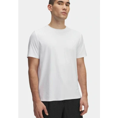 Afbeelding van Under Armour Launch Elite Tshirt basic, Heren, Maat: Large, white
