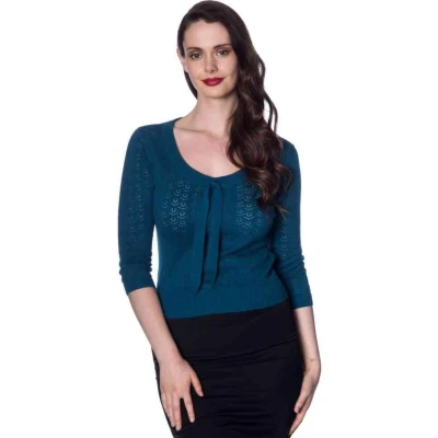 Afbeelding van Dancing Days 50S POINTELLE Longsleeve top S Blauw