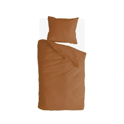 Afbeelding van Byrklund Dekbedovertrek Sleep Softly 140x220 cm Cognac