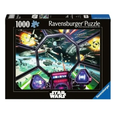 Afbeelding van Ravensburger puzzel Star Wars: TIE Fighter Cockpit Legpuzzel 1000 stukjes