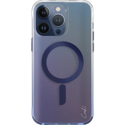 Afbeelding van Apple iPhone 15 Pro Max MagSafe Hoesje Kunststof Coehl Backcover/Hardcase Blauw Telefoonhoesje Shockproof/Valbescherming