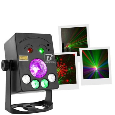 Afbeelding van BoomTone DJ Lightshow BAT 4 in 1 licht effect op accu