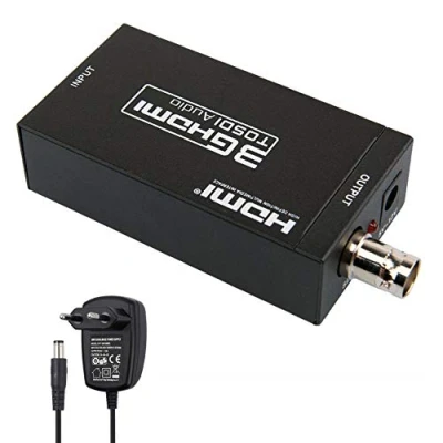 Afbeelding van GRACETOP HDMI naar SDI, SDI converter, HD video audio adapter SD SDI/HD SDI/3G voor camera/thuisbioscoop/SDI bewerkingssysteem/gameconsole