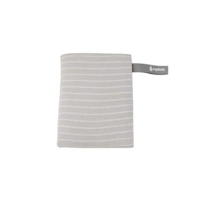Afbeelding van Ergobaby draagdoek voor pasgeborenen vanaf de geboorte tot 11,3 kg, Aura Knit gemaakt van gerecyclede stoffen, elastisch en ademend, unisex draagdoek, Grey Stripes