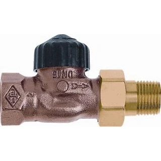 Afbeelding van Heimeier standaard thermostatische radiatorkraan met vaste kv waarde 3 8 recht t b v m30 kop 2202 01 000