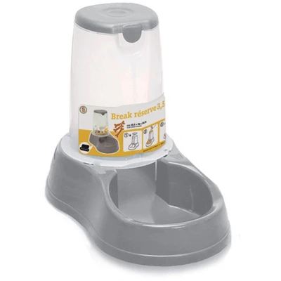 Afbeelding van Stefanplast Voer dispenser 3,5 liter Blauw