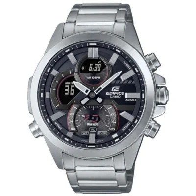 Afbeelding van Casio Edifice ECB 30D 1AEF horloge GrijsZilverkleur