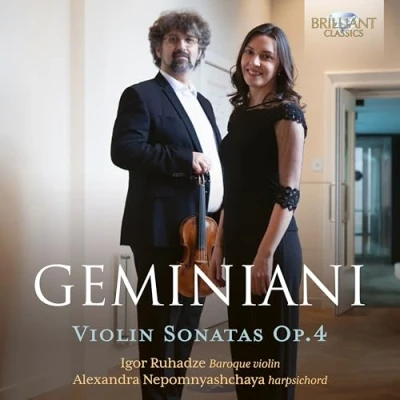 Afbeelding van Igor Rughadze &amp; Alexandra Nepomnyashchaya Geminiani: Violin Sonatas Op.4 (2 CD)