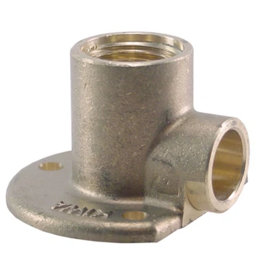 Afbeelding van Riko Messing soldeer muurplaat laag 3/8&quot;x12mm
