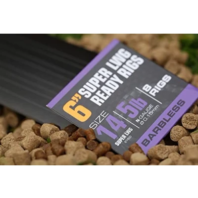 Afbeelding van Guru 6&quot; Super LWG Ready Rig (8 rigs) Maat : 0.17mm haak 12