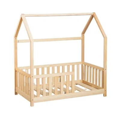 Afbeelding van Buxibo Kinderbed Houten Peuter Bed Huisbed 70x120cm