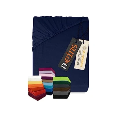 Afbeelding van npluseins klassiek jersey hoeslaken, verkrijgbaar in 34 moderne kleuren en 6 verschillende maten, 100% katoen