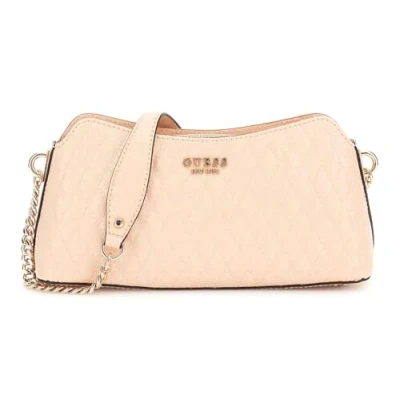 Afbeelding van GUESS Schoudertas Betula Top Zip Shoulder Bag Apricot Abrikoos