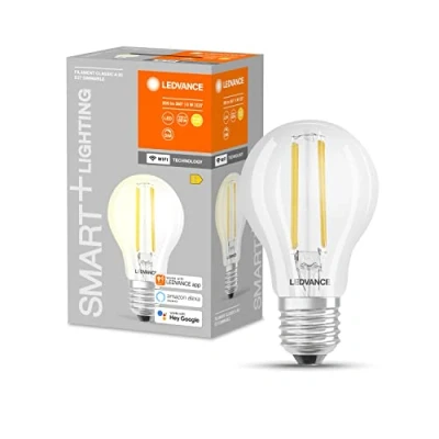 Afbeelding van LEDVANCE Slimme ledlamp met wifi technologie, fitting E27, dimbaar, warmwit