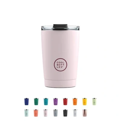 Afbeelding van Cool Bottles Thermosbeker 330 ml 5 uur warm, 10 koud BPA Vrij Pastel Pink