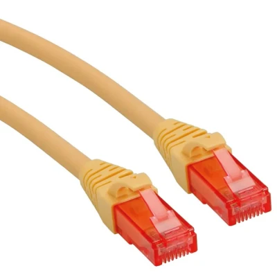 Afbeelding van ROLINE Patchkabel Cat.6 UTP, Component Level, LSOH, geel, 0,3 m