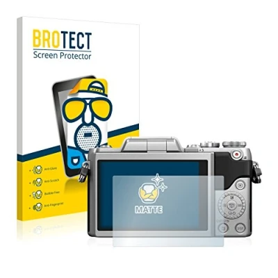 Afbeelding van BROTECT (2 Stuks) Antireflecterende Beschermfolie voor Panasonic Lumix DMC GF7 Anti Glare Screen Protector, Mat, Ontspiegelend