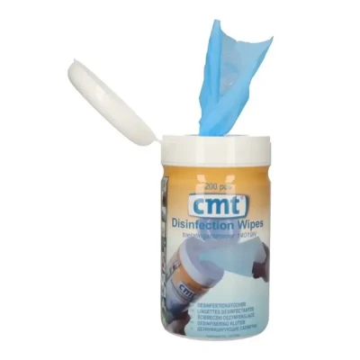 Afbeelding van Reiniging &amp; Desinfectie CMT Doekjes Busje Blauw