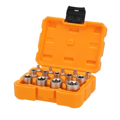 Afbeelding van Tolsen Doppenset 14 delig E Torx E4, E5, E6, E7, E8, E10, E11, E12, E14, E16, E18, E20, E22 &amp; E24
