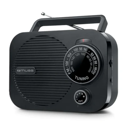Afbeelding van Muse M 050 R Draagbare Radio, AUX in, Zwart (FM, MW),
