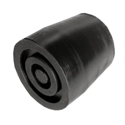 Afbeelding van Able 2 Kruk en stokdoppen 27mm zwart (2 st)