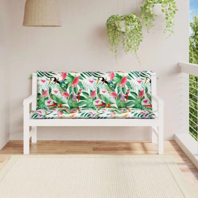 Afbeelding van Tuinbankkussens 2 st 150x50x7 cm stof meerkleurig