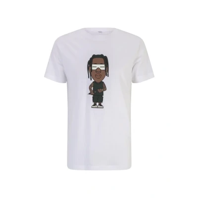 Afbeelding van Mister TEE Texas Sketch 2.0 Tshirt print, Heren, Maat: Large, White