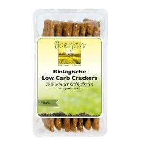 Afbeelding van Boerjan Crackers Naturel Koolhydraatarm 7ST