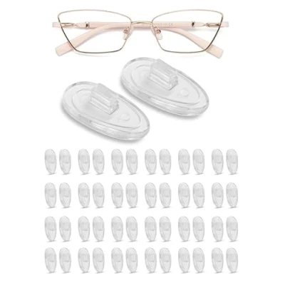 Afbeelding van Brillen neuspads in siliconen druppelvorm, verpakking met 25 paar, 13 mm Sports World Vision