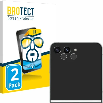 Afbeelding van BROTECT (2 Stuks) Schermbeschermer voor Samsung Galaxy Z Flip 5 (ALLEEN Camera Lens) Screen Protector Transparant