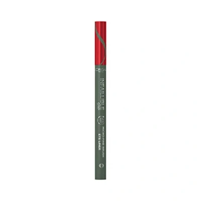Afbeelding van L&#039;Oréal Paris Infaillible Grip Micro Fine Brush Eye Liner 05 Sage Green 0,4 g eyeliner