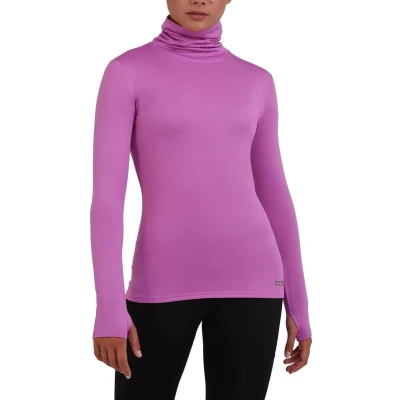 Afbeelding van TCA Dames Warm Up Hoge Kraag Thermische Hardloop Top Roze, XS