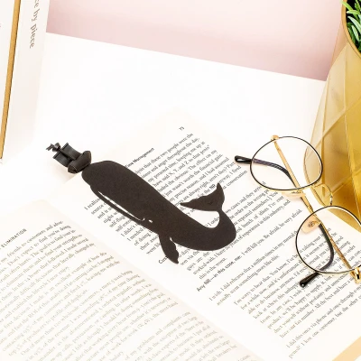 Afbeelding van Moby Dick Boekenlegger Zwart van Balvi