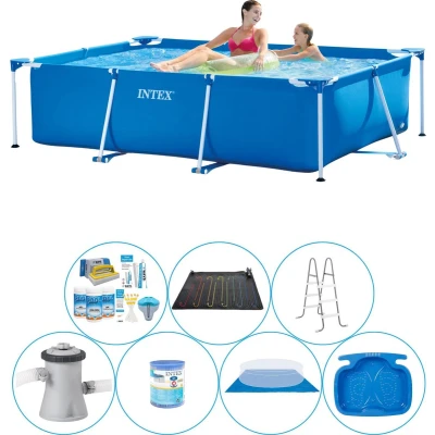 Afbeelding van Intex Frame Pool Rechthoekig 220x150x60 cm 8 delig Zwembad Super Deal