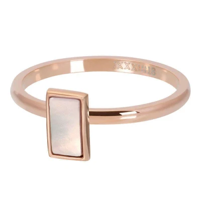 Afbeelding van Pink shell stone rectangle 17